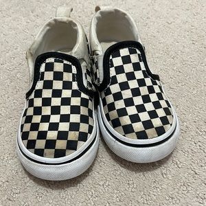 Toddler vans checkered shoes